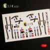 KELIK K48064 F-14D TOMCAT INTERIOR 3D DECALS FOR AMK KIT 1/48